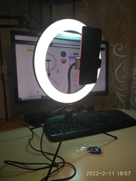 Комплект блогера RZTK Ring Light Black (кільцева led лампа 26 см / 10 Вт / штатив) фото від покупців 8
