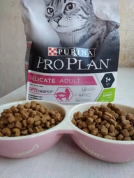 Сухой корм Purina Pro Plan Adult 1+ Delicate Digestion для кошек с чувствительным пищеварением с ягненком 3 кг фото от покупателей 8