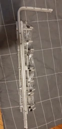 Вешалка в прихожую разборная серая фото от покупателей 3