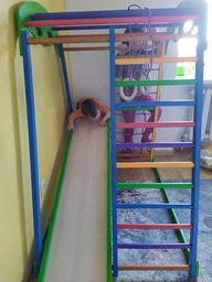Дитячий спортивний куточок для дому SportBaby "SportWood" фото від покупців 1
