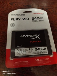 SSD диск Kingston HyperX Fury 3D 240GB 2.5" SATAIII TLC (KC-S44240-6F) фото от покупателей 6