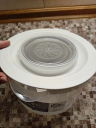 Контейнер мерный для миксера с ручкой Plast team 2 л Прозрачный с белой крышкой (TEA-1360.1) фото от покупателей 12