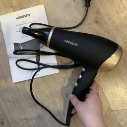 Фен Ardesto Gemini HD-522, 1800-2200Вт, 2 швидкості, 3 темпер. режими , функція Cool Shot, чорний фото от покупателей 9