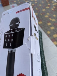 Бездротовий Bluetooth мікрофон для караоке WS-1688 Чорний фото від покупців 8