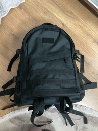 Походный тактический рюкзак с органайзером и поясным ремнем на 40 литров Черный фото от покупателей 4