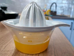 Ручна соковижималка (соковичавниця) Irak Plastik для лимона 250 мл Біла (6660kmd) фото від покупців 1