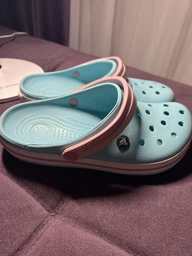 Сабо Crocs Crocband Clog Ice Blue M5W7-37-24 см 11016-W фото від покупців 2