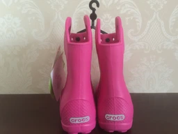 Резиновые сапоги Crocs Kids Jibbitz Handle It Rain Boot 12803-730-C13 30 Желтый фото от покупателей 5