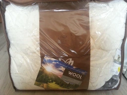 Одеяло IDEIA всесезонное двуспальное 175x210 см Wool Classic овечья шерсть Молоко (4820182654268) фото от покупателей 19