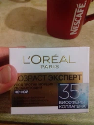 Антивозрастной увлажняющий ночной крем для кожи лица L'Oreal Paris Возраст Эксперт 35+ против морщин 50 мл (3600524033569) фото от покупателей 1