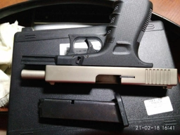 Стартовий пістолет Retay G19C 7 зарядний Satin (Glock 19)