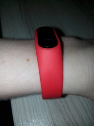 Фитнес-браслет Xiaomi Mi Band 2 OLED Red + Черный ремешок в подарок! фото от покупателей 15