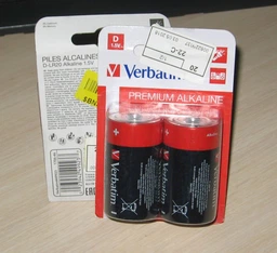 Батарейки Verbatim Premium D (LR20) 2 шт Mono Alkaline (49923)