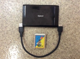 Накопитель внешний HDD 2.5" USB 2.0TB Apacer AC235 Panther Black (AP2TBAC235B-1) фото от покупателей 11