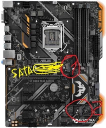 Материнская плата Asus TUF B360-Plus Gaming (s1151, Intel B360, PCI-Ex16)