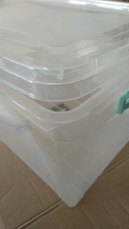Контейнер для зберігання Irak Plastik з кришкою 28 л Прозорий (4658kmd) фото від покупців 15