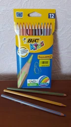 Олівці кольорові BIC Tropicolor 12 кольорів (3270220022503) фото від покупців 2