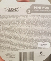 Комплект ластиков BIC Mini fun (920423/927870) фото от покупателей 8