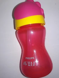 Чашка с трубочкой Philips AVENT 300 мл 12 мес+ Розовая (SCF798/02) фото от покупателей 6