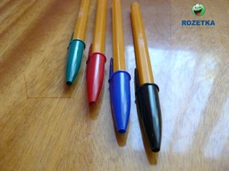 Набір кулькових ручок 4 шт BIC Orange Різнобарвний, пишучий вузол 0.8 мм, товщина лінії письма 0.36 мм (3086121601231) фото від покупців 11