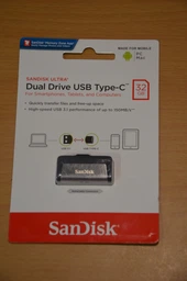 Флеш пам'ять USB SANDISK Ultra Dual 32GB USB 3.1 + Type-C Silver/Black (SDDDC2-032G-G46)