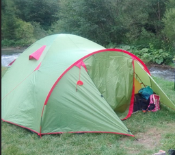 Намет туристичний Tramp Lite Camp 4 (TLT-022) олива фото от покупателей 1