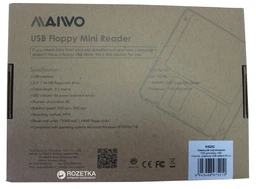Внешний портативный дисковод Maiwo FDD 3.5" 1.44 МБ USB (K520C) фото от покупателей 2