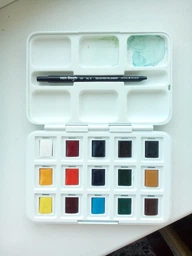 Набір акварельних фарб VAN GOGH Pocket box 12 кольорів 2,5 мл кювети + 3 БЕЗКОШТОВНО (20808632) фото від покупців 4