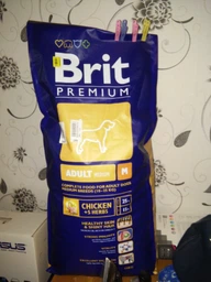 Сухой корм Brit Premium Dog Adult M для собак средних пород с курицей 15 кг фото от покупателей 13