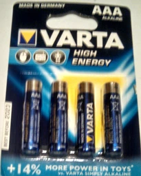 Батарейка VARTA LONGLIFE POWER AAA BLI 12 (8+4) ALKALINE (04903121472)