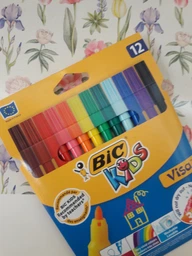 Фломастери Bic Kids Visa 880 12 кольорів (bc888695) фото від покупців 7