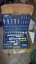 Набор насадок торцевых и бит Sigma 1/4" 1/2" 108 шт CrV в кейсе (6003771) фото от покупателей 5