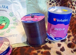 Verbatim DVD+R 4,7 GB 16x Cake Box 100 шт (43551) фото від покупців 5