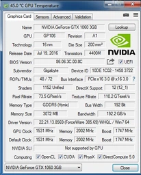 Видеокарта Gigabyte PCI-Ex GeForce GTX 1060 Mini ITX OC 3GB GDDR5 (192bit) (1531/8008) (2 x DVI, HDMI, Display Port) (GV-N1060IXOC-3GD) фото от покупателей 4