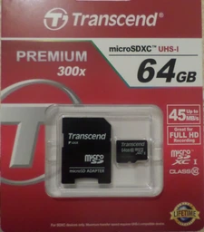 Карта памяти Transcend microSDXC 64GB Class 10 Premium + adapter (TS64GUSDXC10) фото от покупателей 5