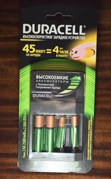Зарядний пристрій Duracell CEF14 4 години 1 шт (5000394114500)(5004990) фото від покупців 1