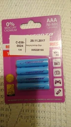 Акумулятор Esperanza AAA 1000mAh Ni-MH 2 blue (EZA101B) фото від покупців 2