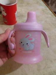 Кружка-непроливайка Canpol Babies Bunny&Company 200 мл Розовая (31/300 Розовый) фото от покупателей 5