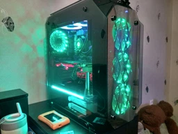Корпус QUBE Mirror Rainbow Black (QBM97_FMNU3)