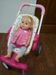 Коляска Smoby Baby Nurse для прогулок с поворотными колесами (251223) фото от покупателей 15