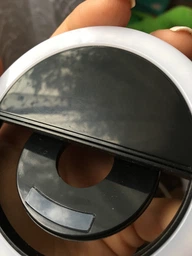 Селфи кільце універсальне Ring Light USB чорний RK-12 з підсвічуванням фото від покупців 7