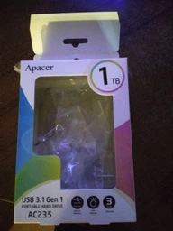 Накопитель внешний HDD 2.5" USB 2.0TB Apacer AC235 Panther Black (AP2TBAC235B-1) фото от покупателей 9