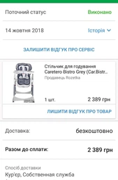Стульчик для кормления Caretero Bistro Grey (Car.Bistro(grey)) фото от покупателей 16