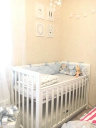 Дитяче ліжечко Верес Соня ЛД13 Біле маятник з ящиком фото від покупців 6