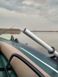Четырёхместная лодка для рыбалки Seahawk 400 Intex 68351 NP. C алюминиевыми вёслами и насосом в коробке фото от покупателей 6