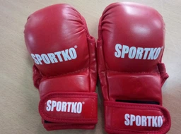 Перчатки для MMA с открытыми пальцами Sportko арт. ПД-7 синие L/XL фото от покупателей 1