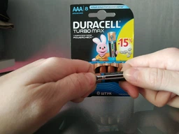 Батарейки Duracell AAA (LR03) MX2400 Turbo 8 шт (81417105) фото от покупателей 2