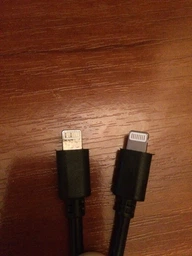 Дата кабель USB 2.0 AM to Lightning 0.1m Cablexpert (CC-USB2-AMLM-0.1M) фото від покупців 2