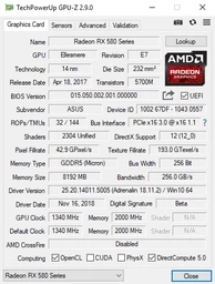 Видеокарта Asus PCI-Ex Radeon RX 580 Mining 8GB GDDR5 (256bit) (1360/8000) (1 х DVI) (MINING-RX580-8G) OEM фото от покупателей 9