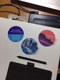 Графический планшет Wacom Intuos S Black (CTL-4100K-N) фото от покупателей 18